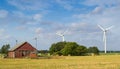 Swedish agriculture landscape Royalty Free Stock Photo