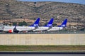 SAS Planes At Alicante Airport