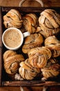 Swedish cardamom buns Kanelbulle