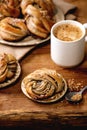 Swedish cardamom buns Kanelbulle