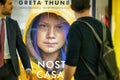 Swedish climate activist Greta Thunberg publish in Italy the book `Our home is burning out`