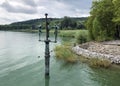 The Swedish Cross or Schwedenkreuz Flower Island Mainau on the Lake Constance or Die Blumeninsel im Bodensee