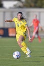 Swedish female football player - Pauline Hammarlund Royalty Free Stock Photo