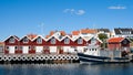 Swedish fishing town Royalty Free Stock Photo