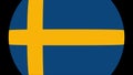 Swedish Flag Transition 4K