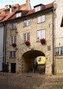 The Swedish gate in Riga (old town) Royalty Free Stock Photo