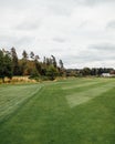 Swedish golf course at the end of the summer 3 Royalty Free Stock Photo