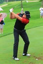 Swedish golfer Henrik Stenson Taking a Shot Royalty Free Stock Photo