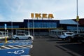 Swedish Ikea store in Lublin, with parking spaces for disabled outside Royalty Free Stock Photo