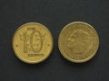 10 Swedish Krona (SEK) coin Royalty Free Stock Photo
