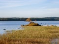 Swedish lake shoreline Royalty Free Stock Photo