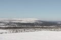 Swedish Lapland on a sunny March day Royalty Free Stock Photo