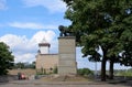 SWEDISH LION AND MEDIEVAL CASTLE Royalty Free Stock Photo