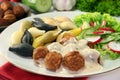 Swedish meatballs Royalty Free Stock Photo