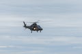 Swedish military helicopter opens fire