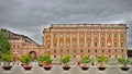 Swedish Parliament building Riksdagshuset, Stockholm, Sweden Royalty Free Stock Photo