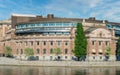 Riksdagshuset, the Swedish Parliament House, located on the island of Helgeandsholmen, Gamla Stan, Stockholm, Sweden Royalty Free Stock Photo