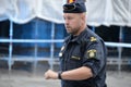 Swedish police officer