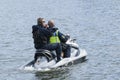 Swedish police watercraft Royalty Free Stock Photo