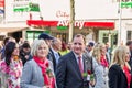 Swedish Prime Minister Stefan Lofven with his wife.