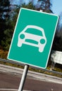 Expressway road sign Royalty Free Stock Photo