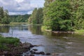 Swedish salmon area in summer Royalty Free Stock Photo