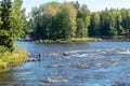 Swedish salmon area in summer Royalty Free Stock Photo