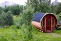 Swedish sauna at Snasan.