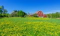 Swedish spring scenery Royalty Free Stock Photo