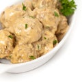 Swedish Style Meatballs Royalty Free Stock Photo