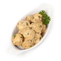 Swedish Style Meatballs Royalty Free Stock Photo