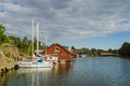 Swedish summer evening Harstena Gryt archipelago