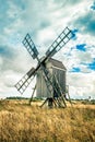 Swedish Traditional Windmill Royalty Free Stock Photo