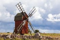 Swedish Traditional Windmill Royalty Free Stock Photo