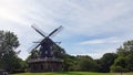 Swedish windmill at Botanical Garden of Malmo in Sweden Royalty Free Stock Photo