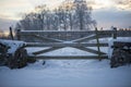Swedish Winter countryside