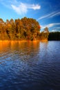 Sweeney Lake Northwoods Wisconsin Royalty Free Stock Photo