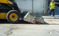 Sweeper attachments mini excavator.