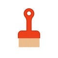 Sweeper isolated. Cleaning accessory. Cleaner object