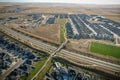 Sweeping Aerial View of Evergreen, Saskatoon, Saskatchewan