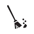 Sweeping Broom icon vector isolated on white background, Sweeping Broom sign , construction symbols