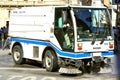 Sweeping car in Italy