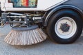 Sweeping equipment for routine year-round municipal street and highway sweeping.Big round brush of street sweeper