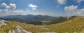 Panoramic View from Ljubicko Brdo, Baske Ostarije, Croatia Royalty Free Stock Photo