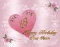 Sweet 16 birthday card