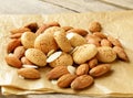 Sweet almond cookies biscuits