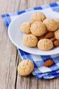 Sweet almond cookies Royalty Free Stock Photo