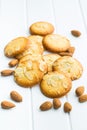 Sweet almond cookies.