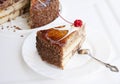 Sweet appetizing fresh torte