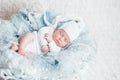 Sweet baby in sweet dream Royalty Free Stock Photo